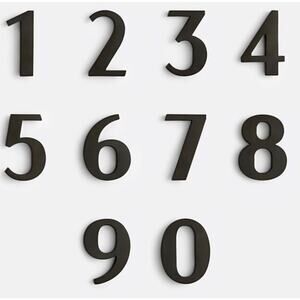 NEW Rejuvenation Number 8 6" Macleay House Black Oil Rubbed Brass Floating opt